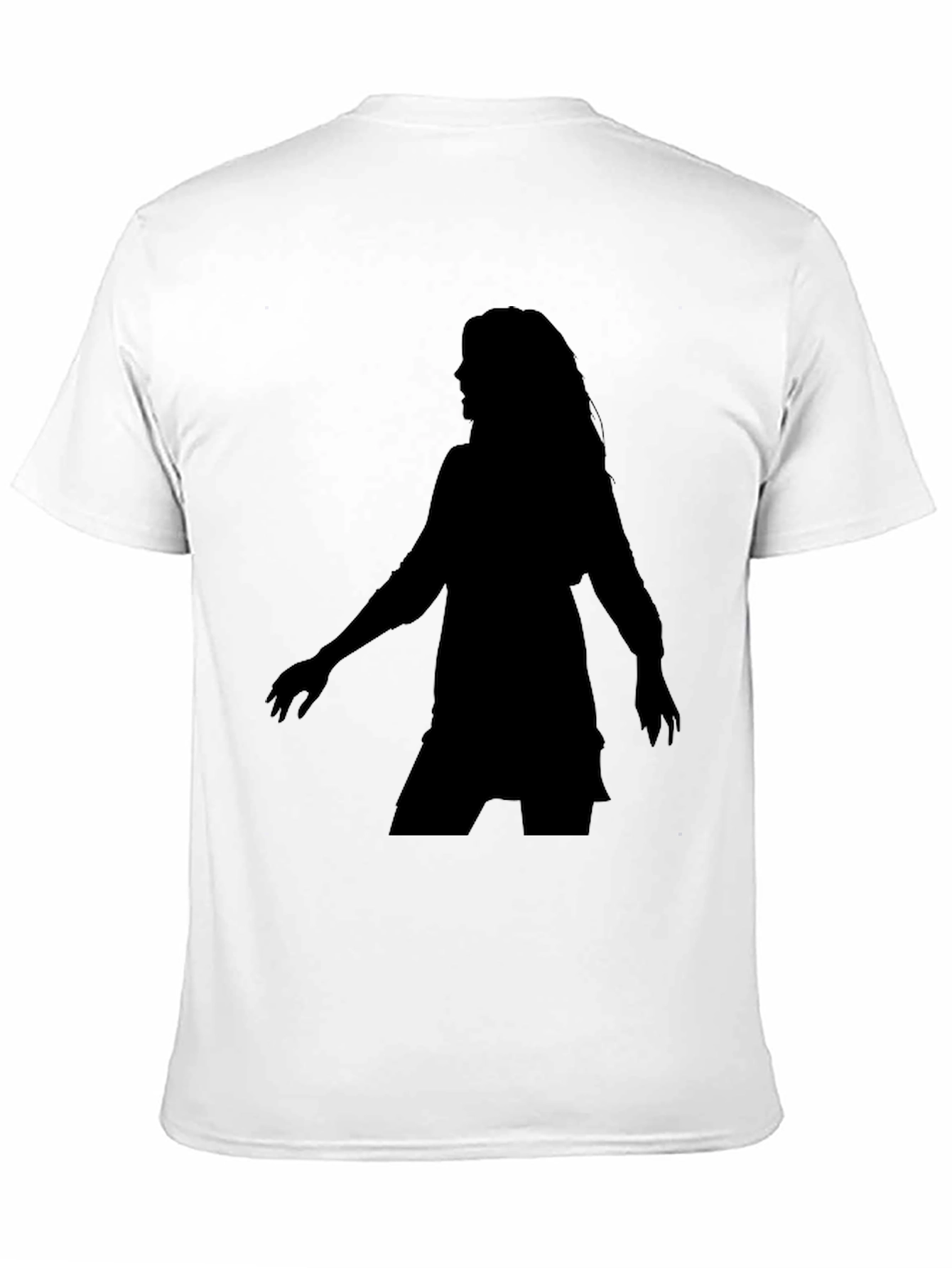 Silhouette Tee - Woman Figure Black T-Shirt