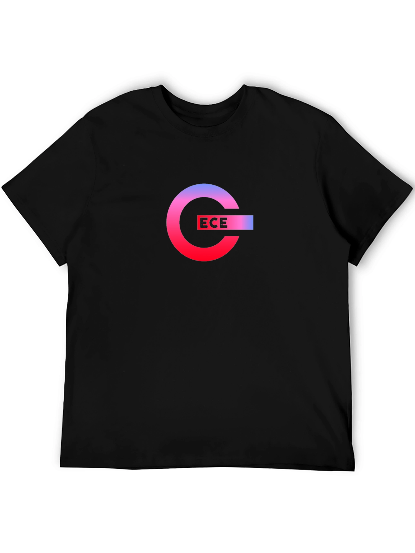 ECE Logo Graphic Black Tee