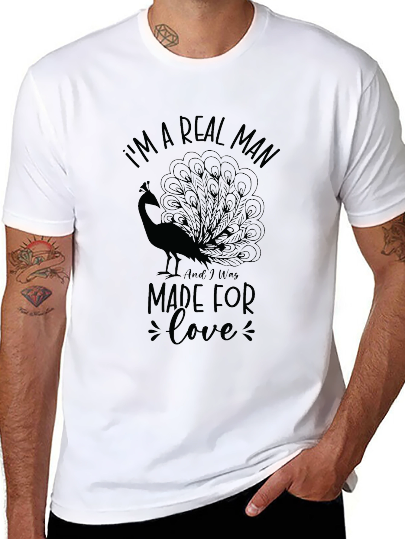 Im A Real Man Made For Love T-Shirt