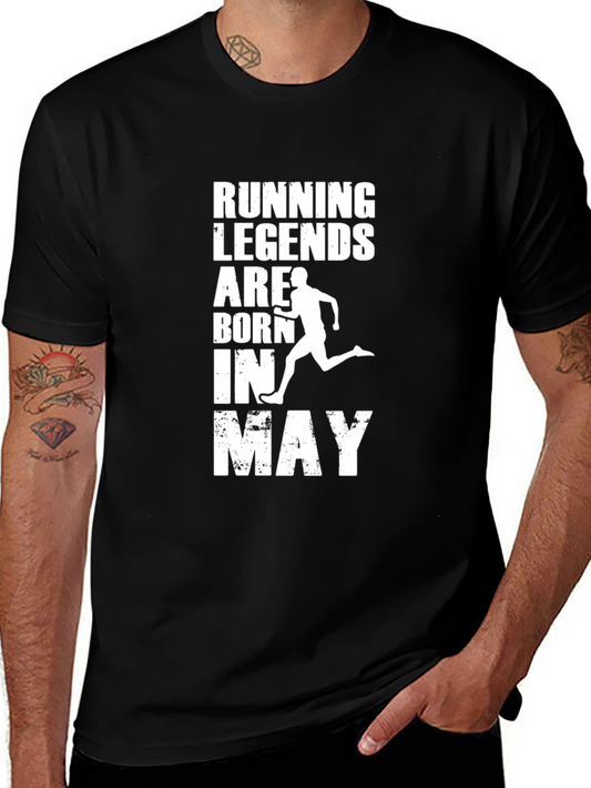 Running Legends Born in May T-Shirt