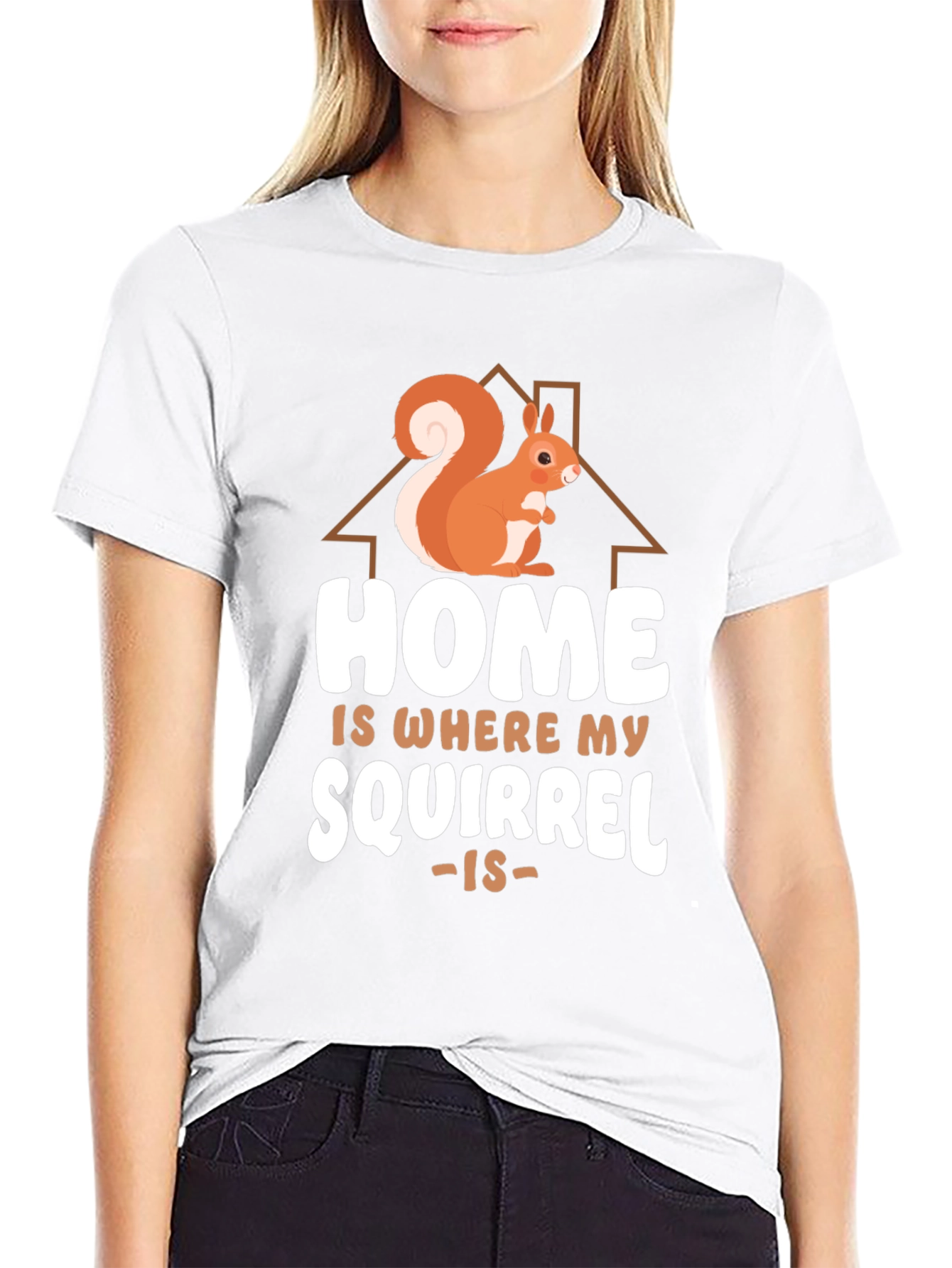 Home is Where My Squirrel Is Graphic Tee