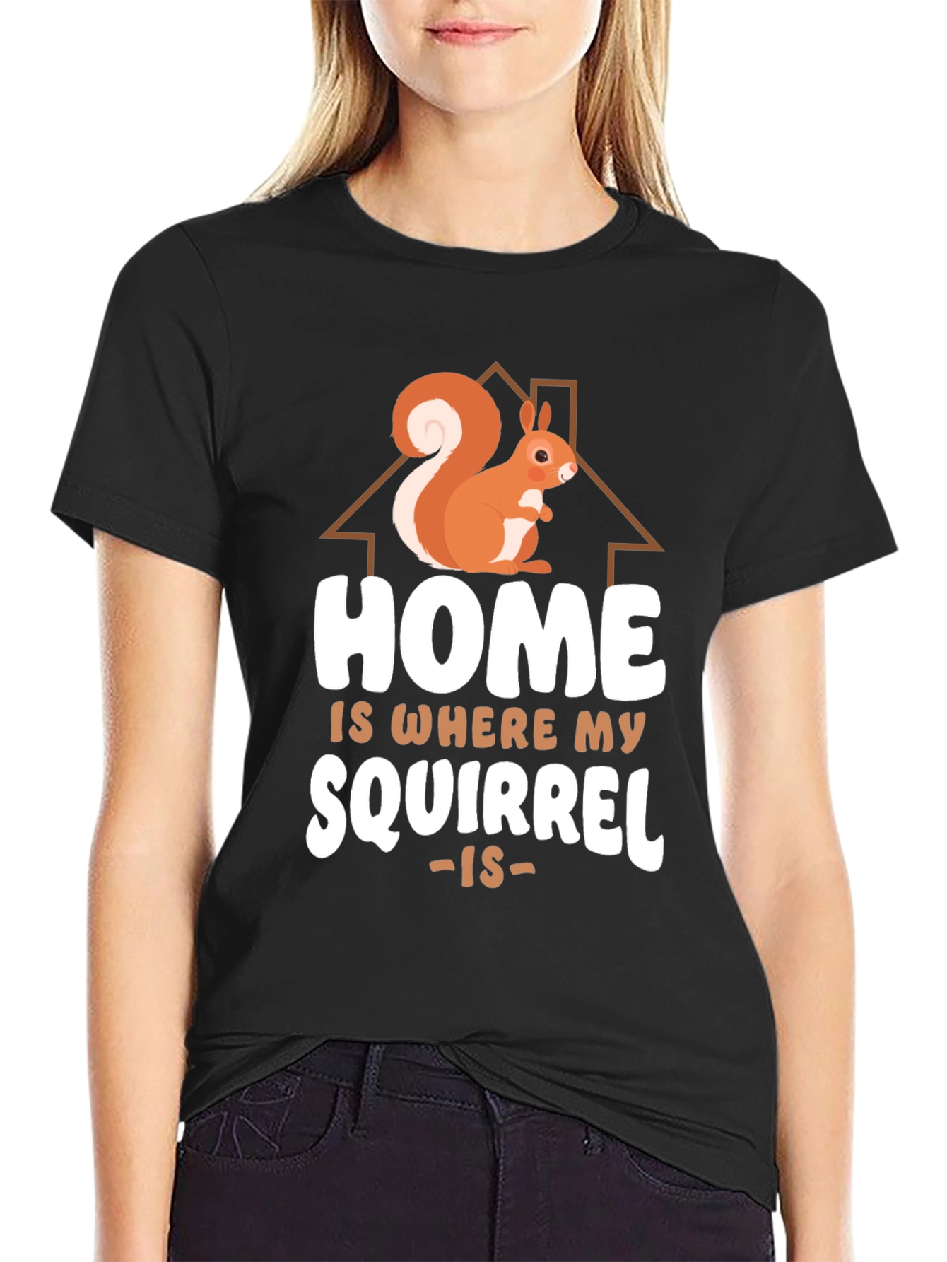 Home is Where My Squirrel Is Graphic Tee