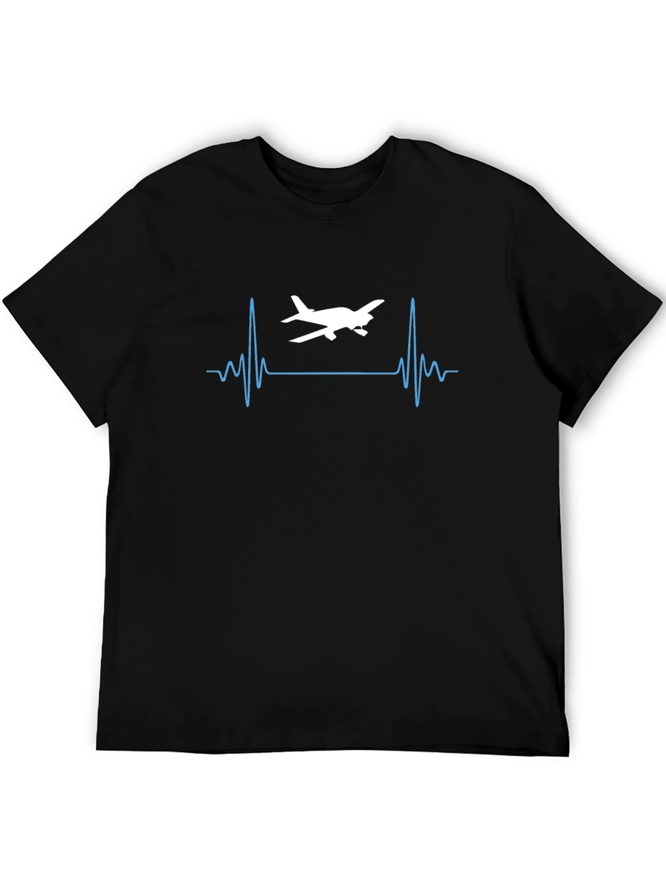 Pilot Heartbeat T-Shirt - Aviation Lover Tee