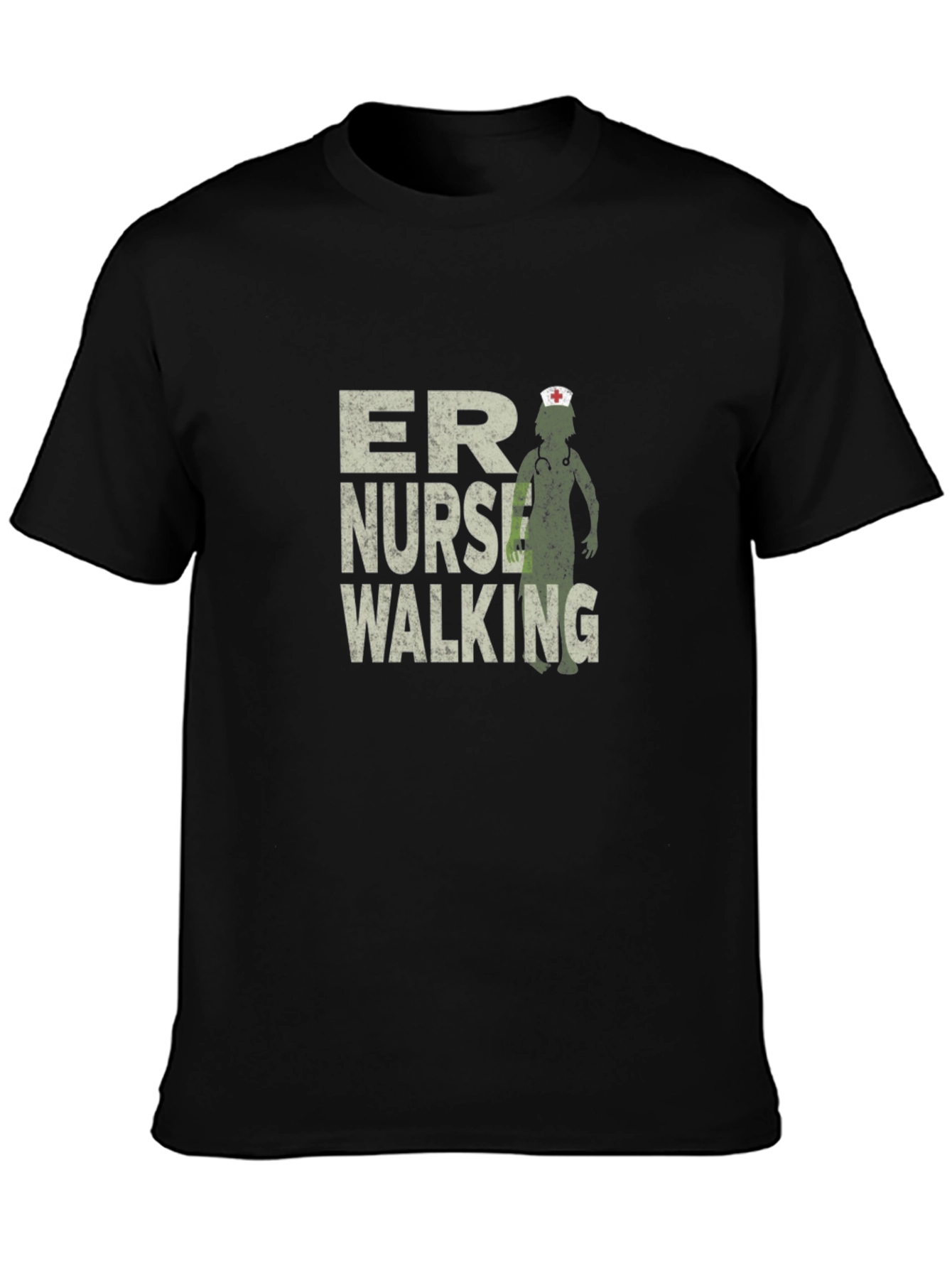 ER Nurse Walking Dead T-Shirt - Zombie Nurse Tee