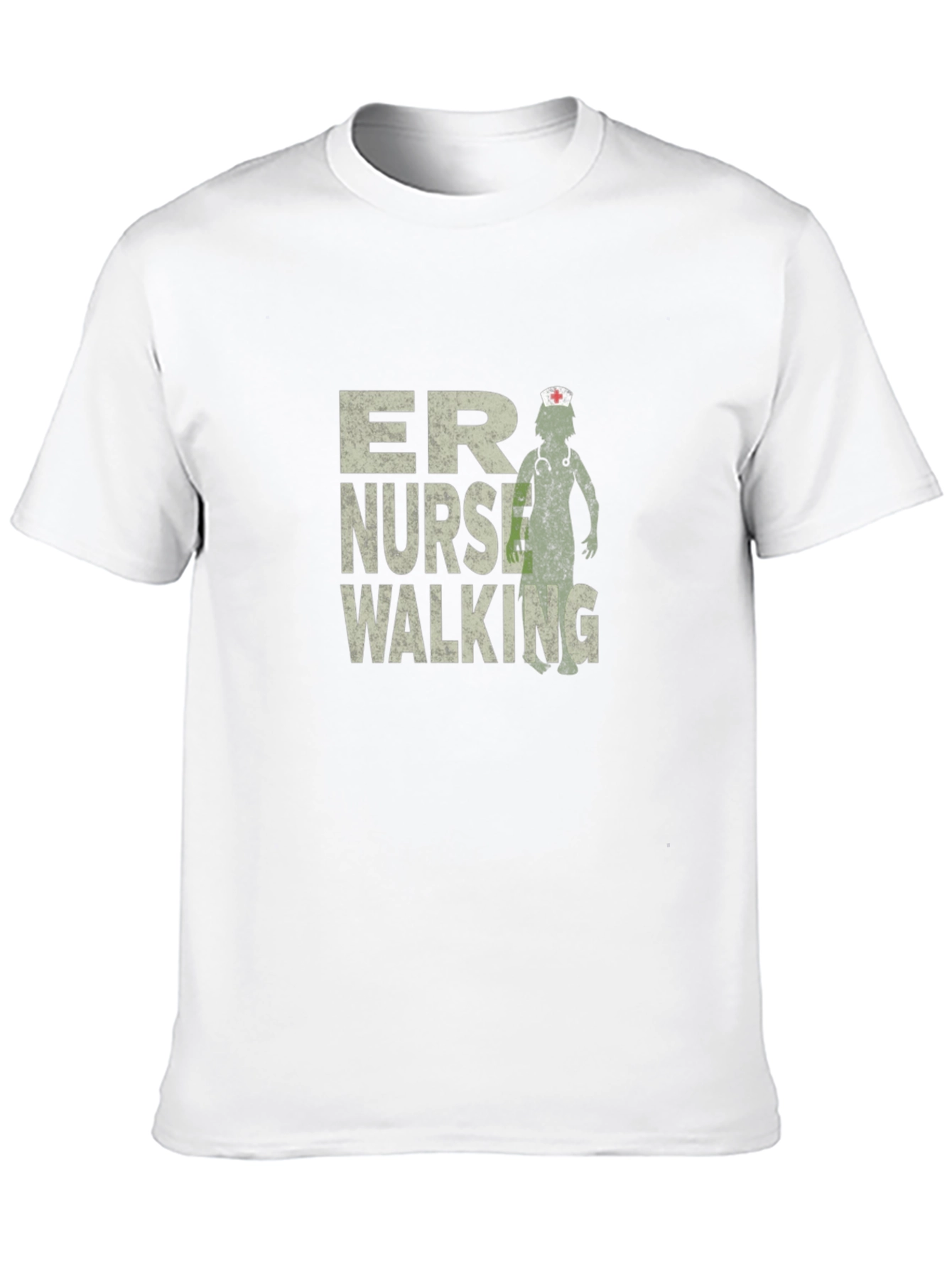ER Nurse Walking Dead T-Shirt - Zombie Nurse Tee