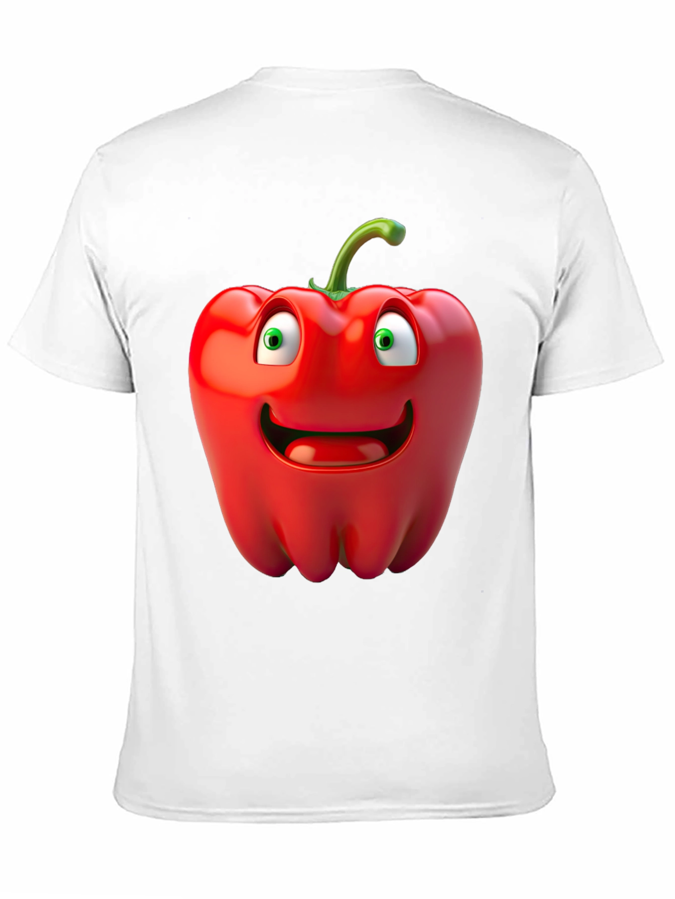 Funny Cartoon Pepper Graphic T-Shirt