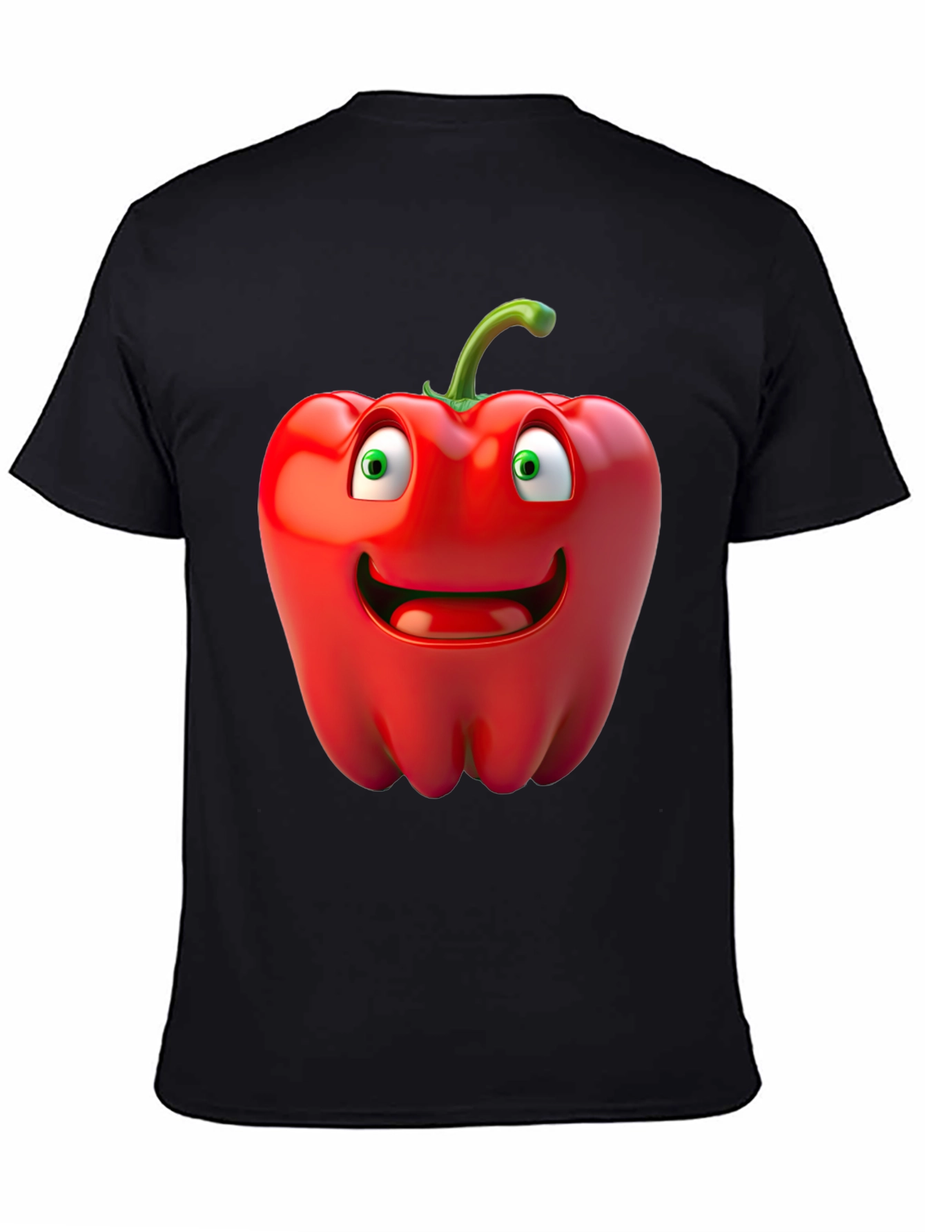 Funny Cartoon Pepper Graphic T-Shirt