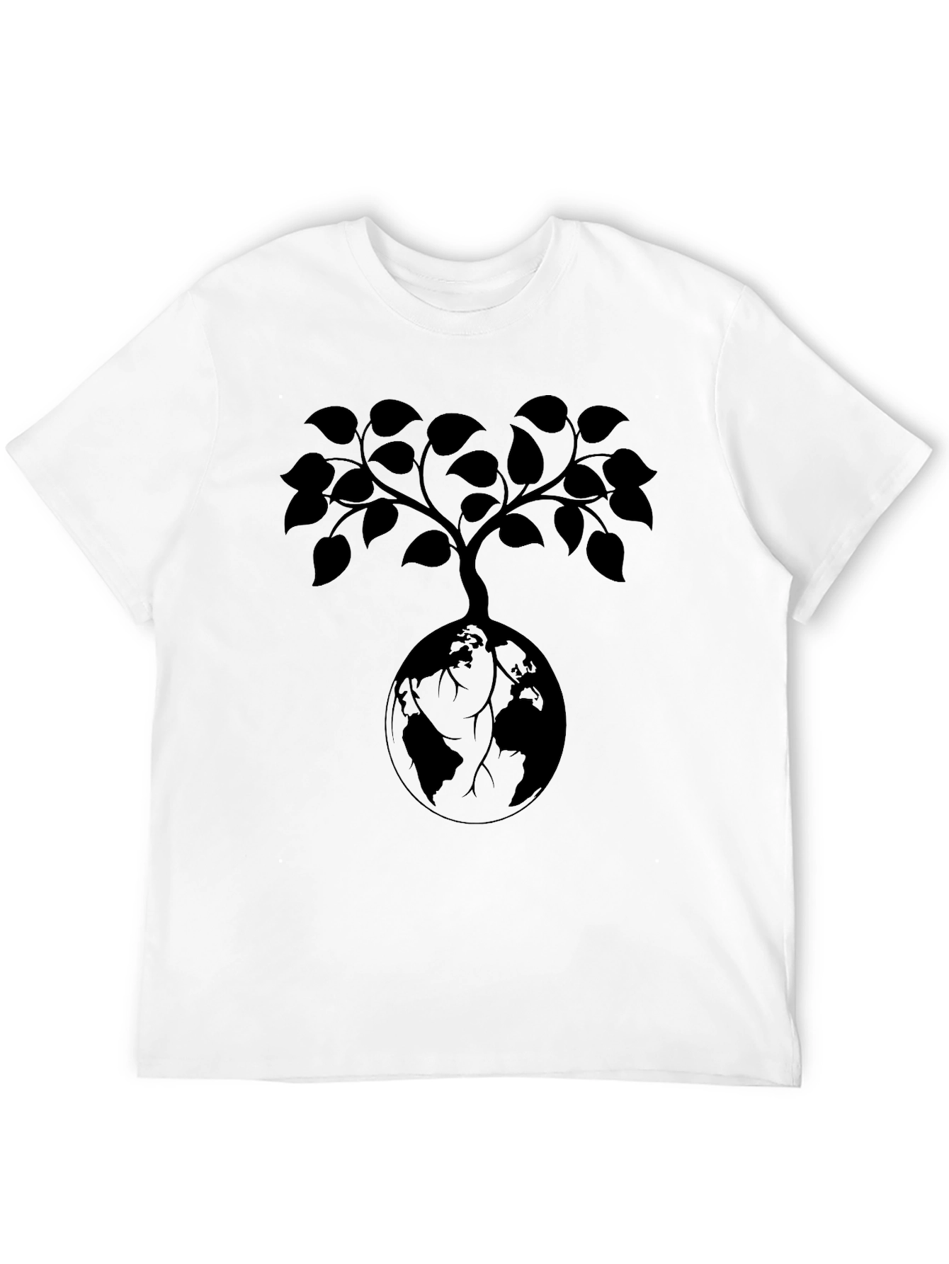 Earth Tree Graphic Tee - Black