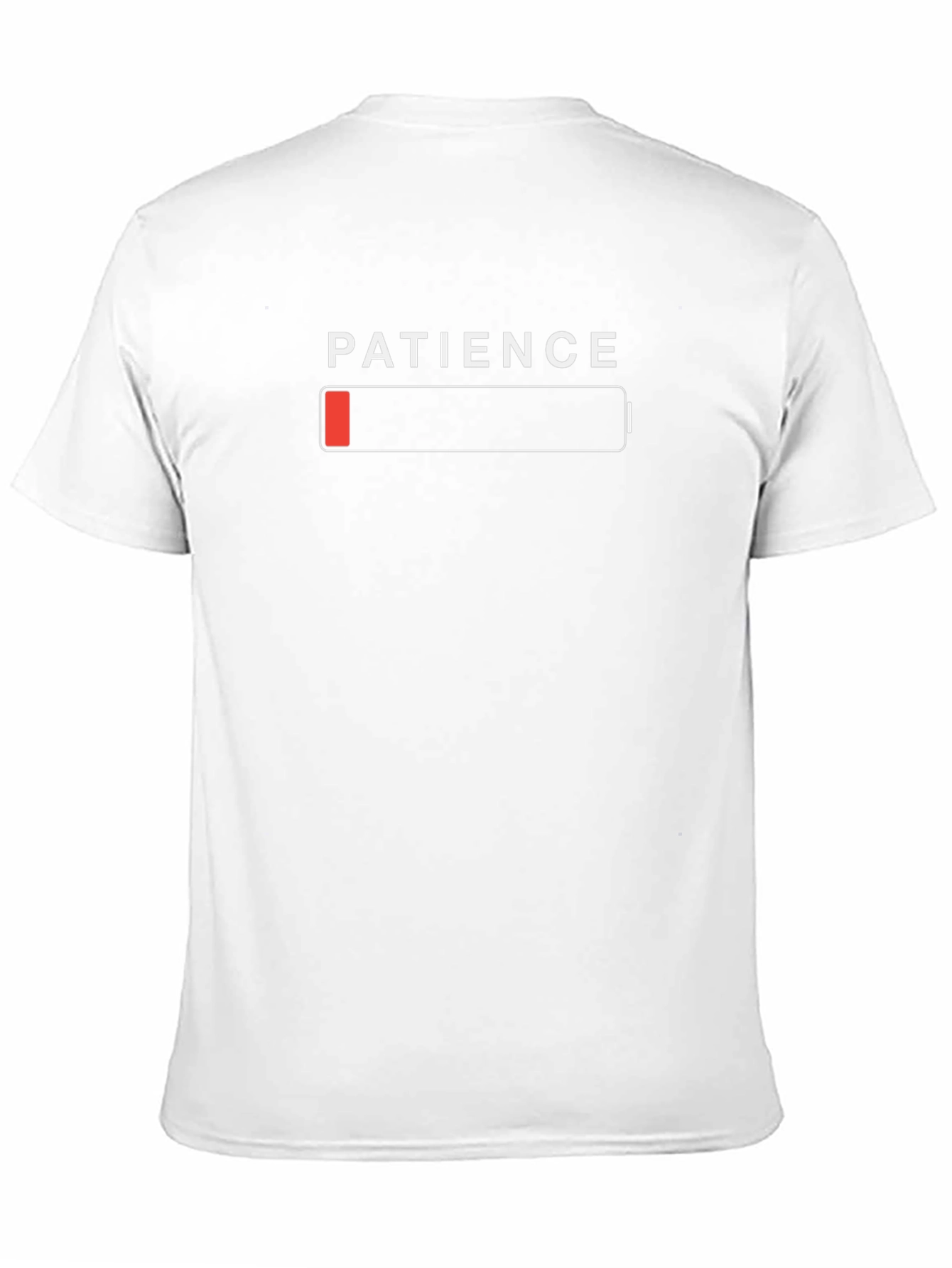 Patience Low Battery Graphic Tee - Unisex