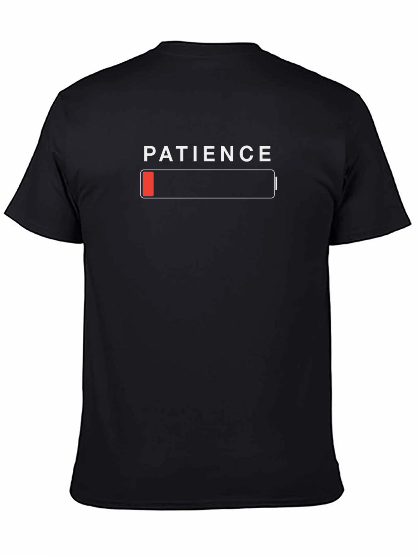 Patience Low Battery Graphic Tee - Unisex