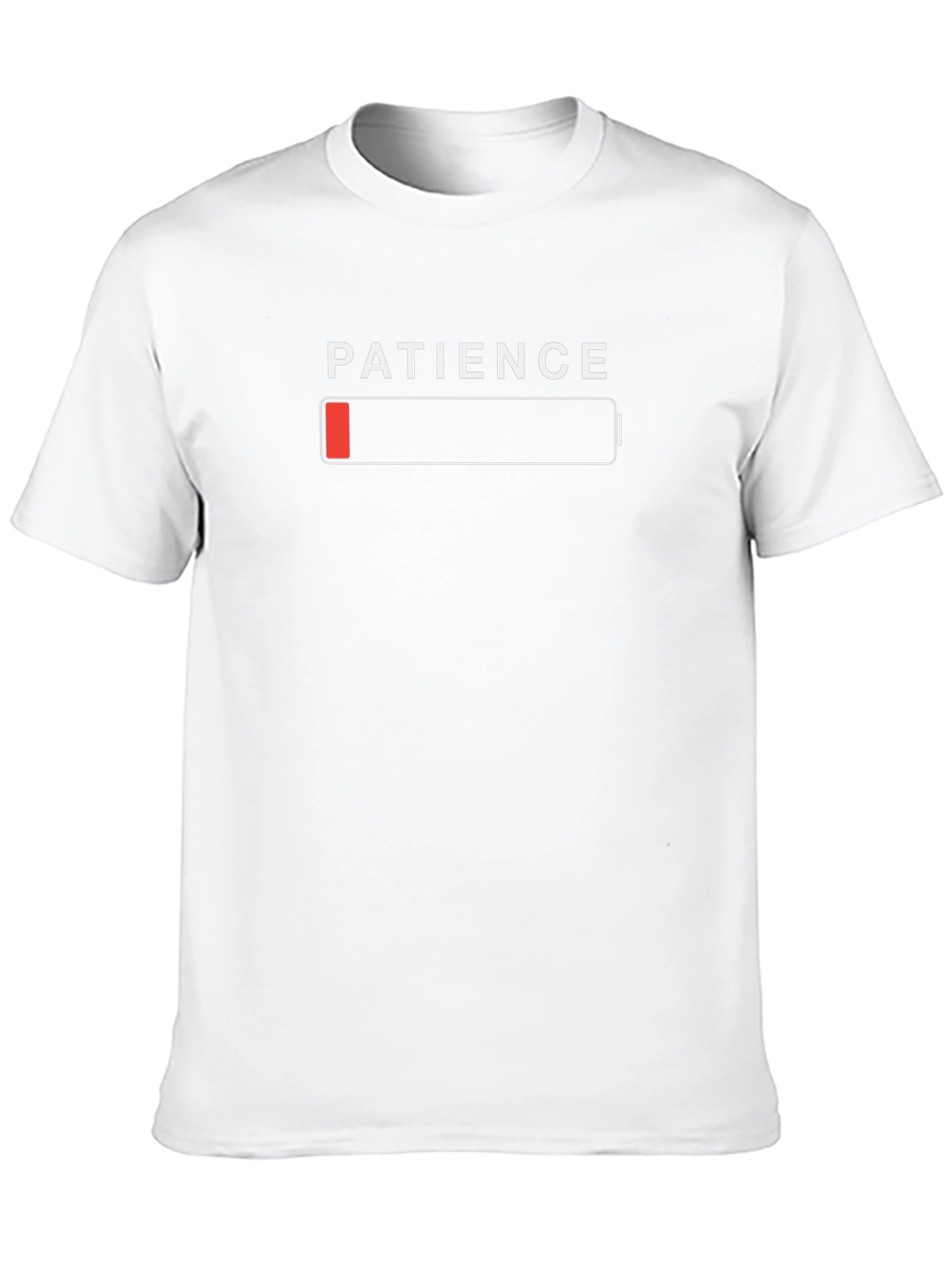 Patience Low Battery Graphic Tee - Unisex