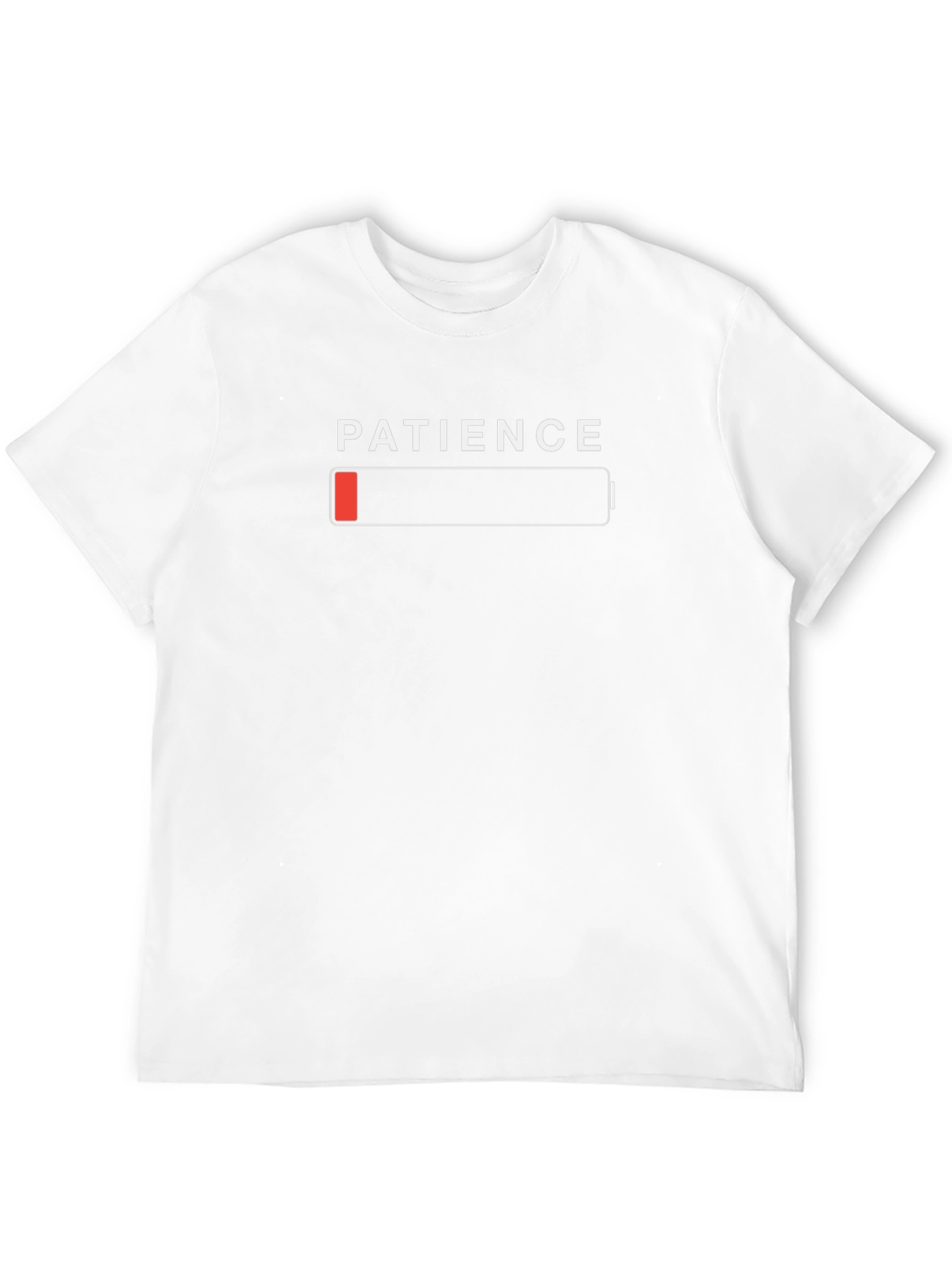 Patience Low Battery Graphic Tee - Unisex
