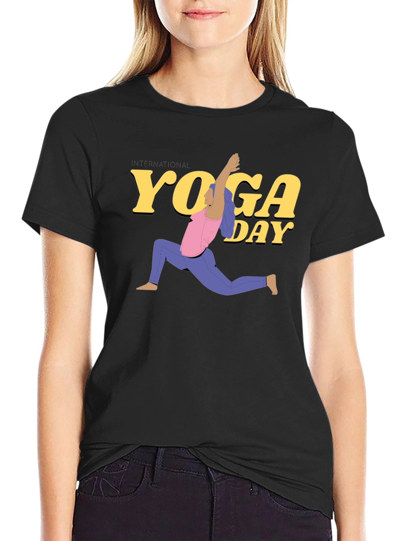 International Yoga Day Graphic Tee