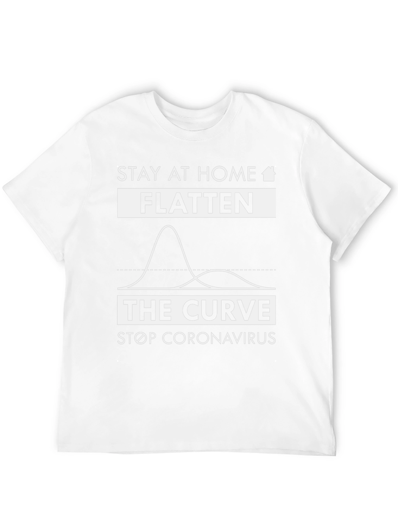 Stay Home Flatten the Curve Tee