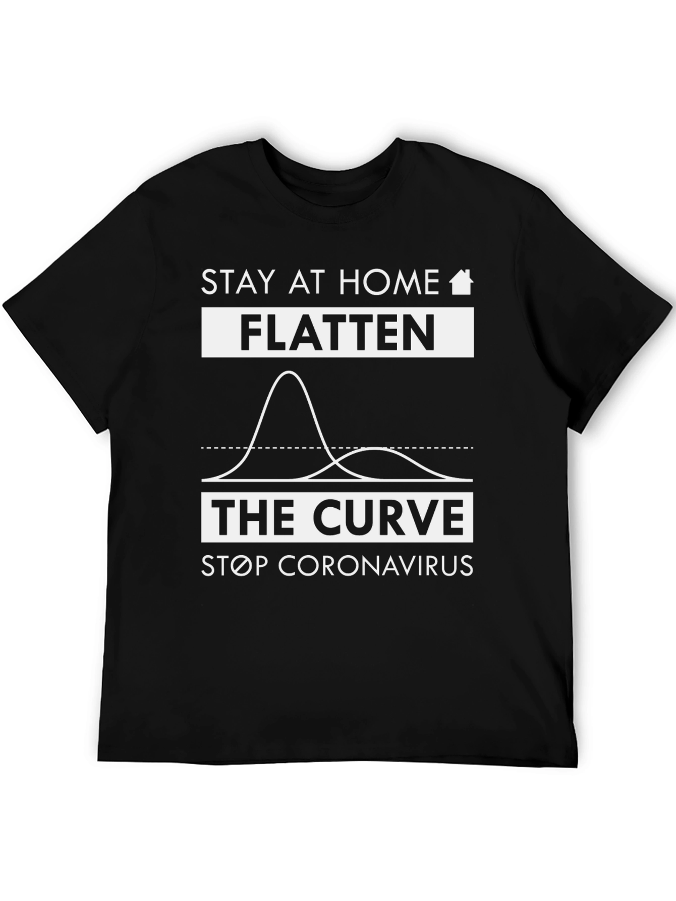 Stay Home Flatten the Curve Tee