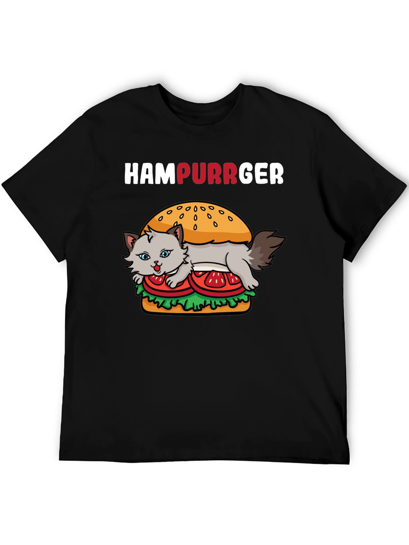 HamPurrger Cat Lover T-Shirt