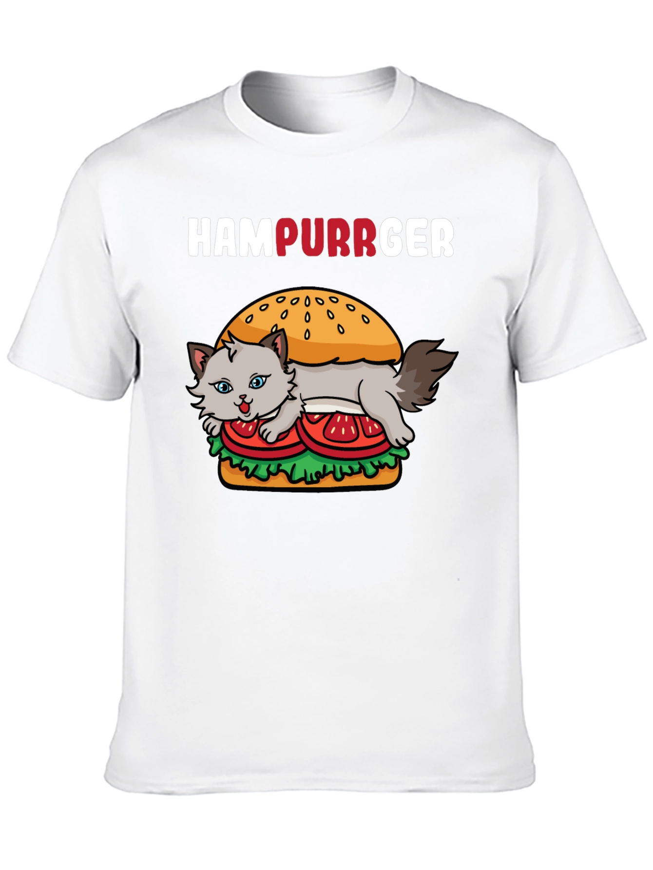 HamPurrger Cat Lover T-Shirt