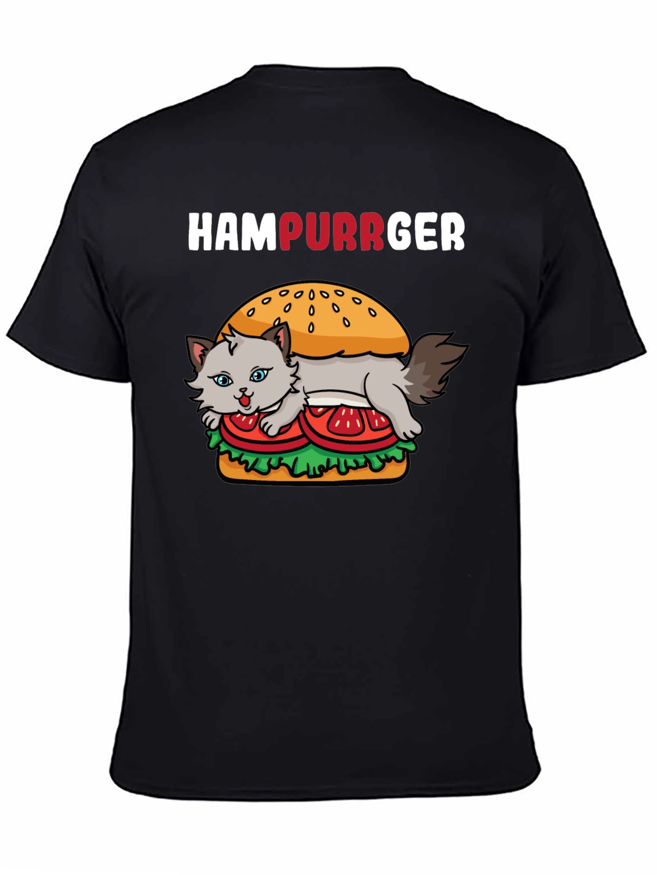 HamPurrger Cat Lover T-Shirt