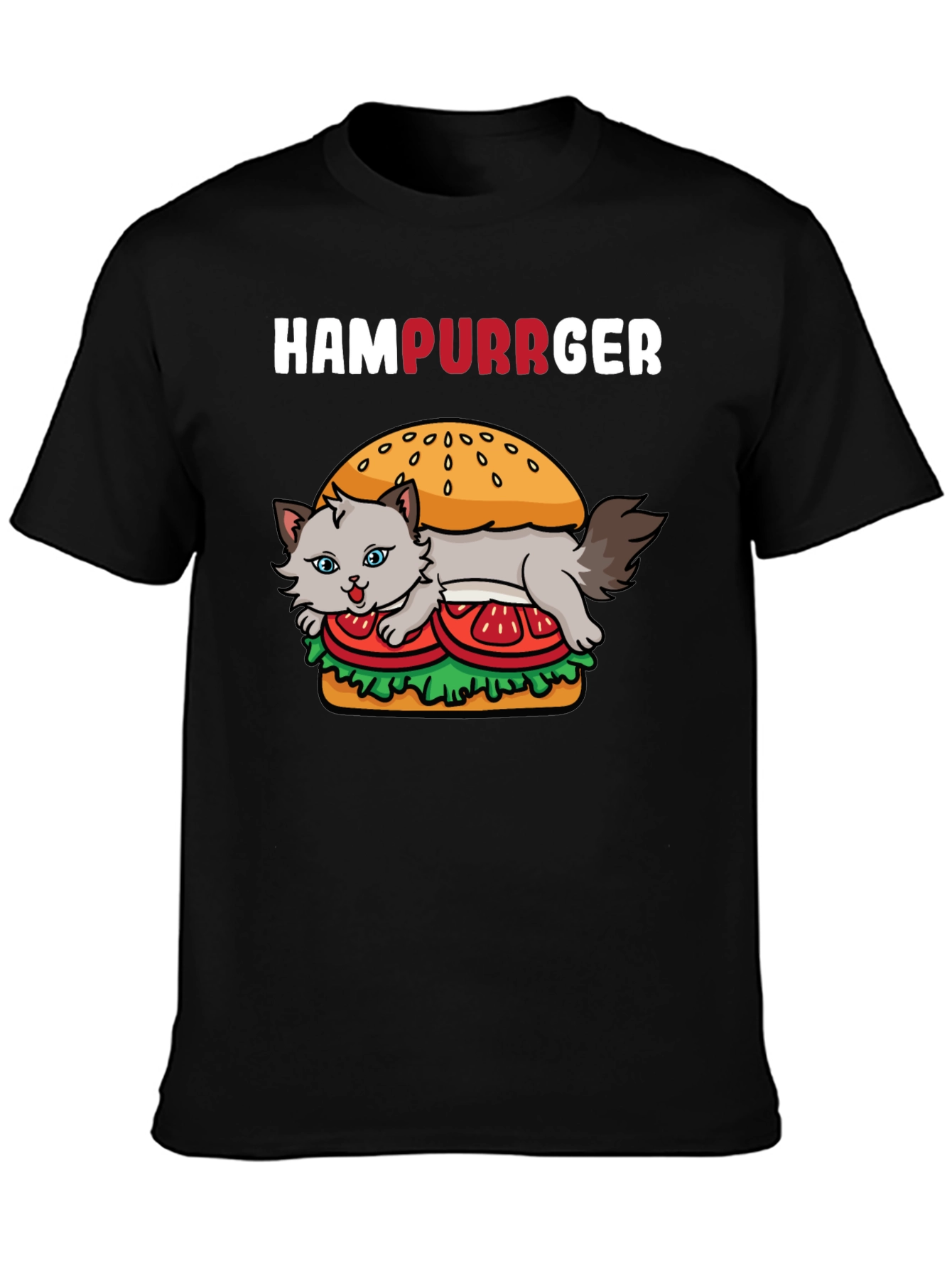 HamPurrger Cat Lover T-Shirt