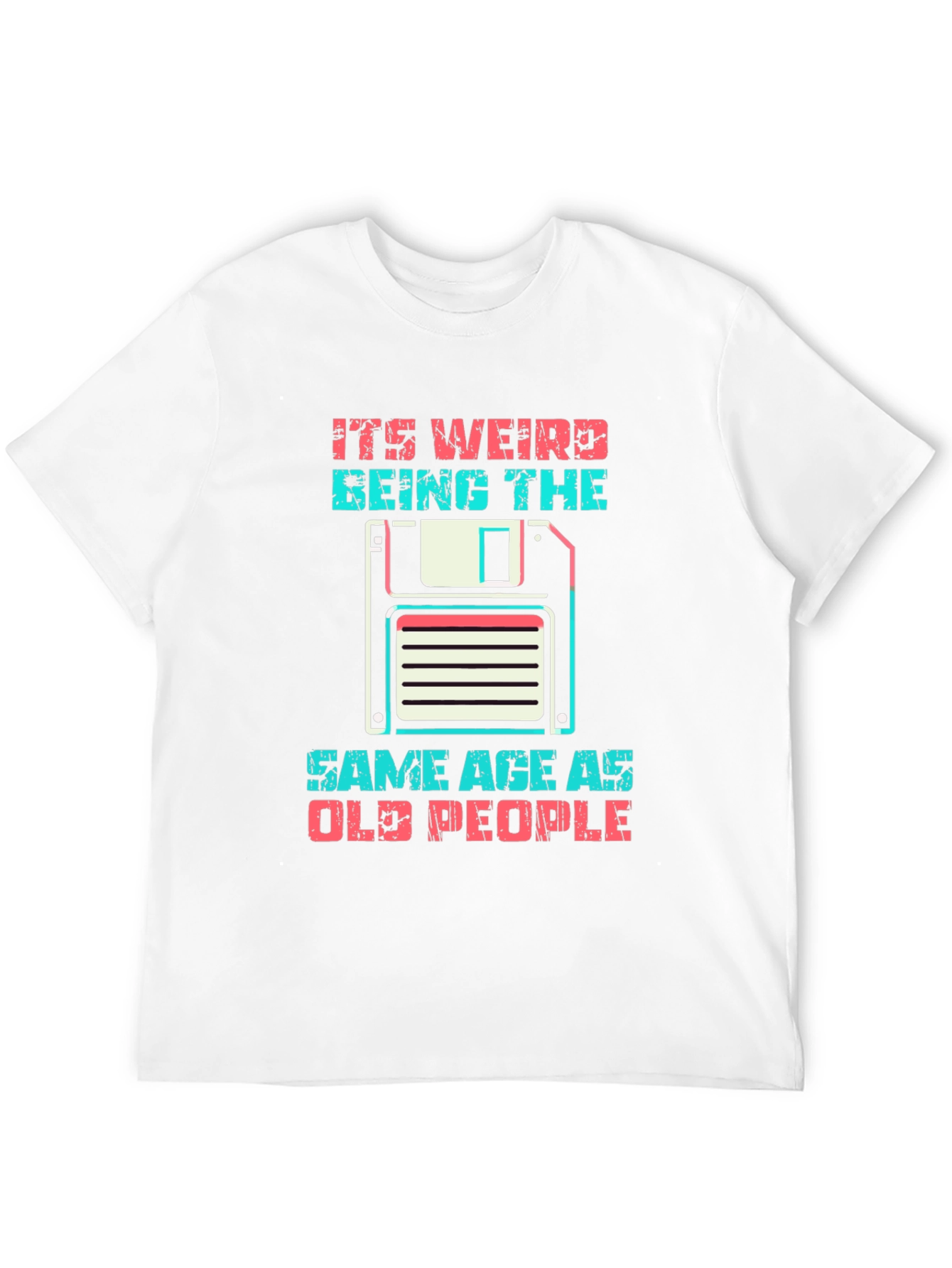 Retro Old People Graphic T-Shirt