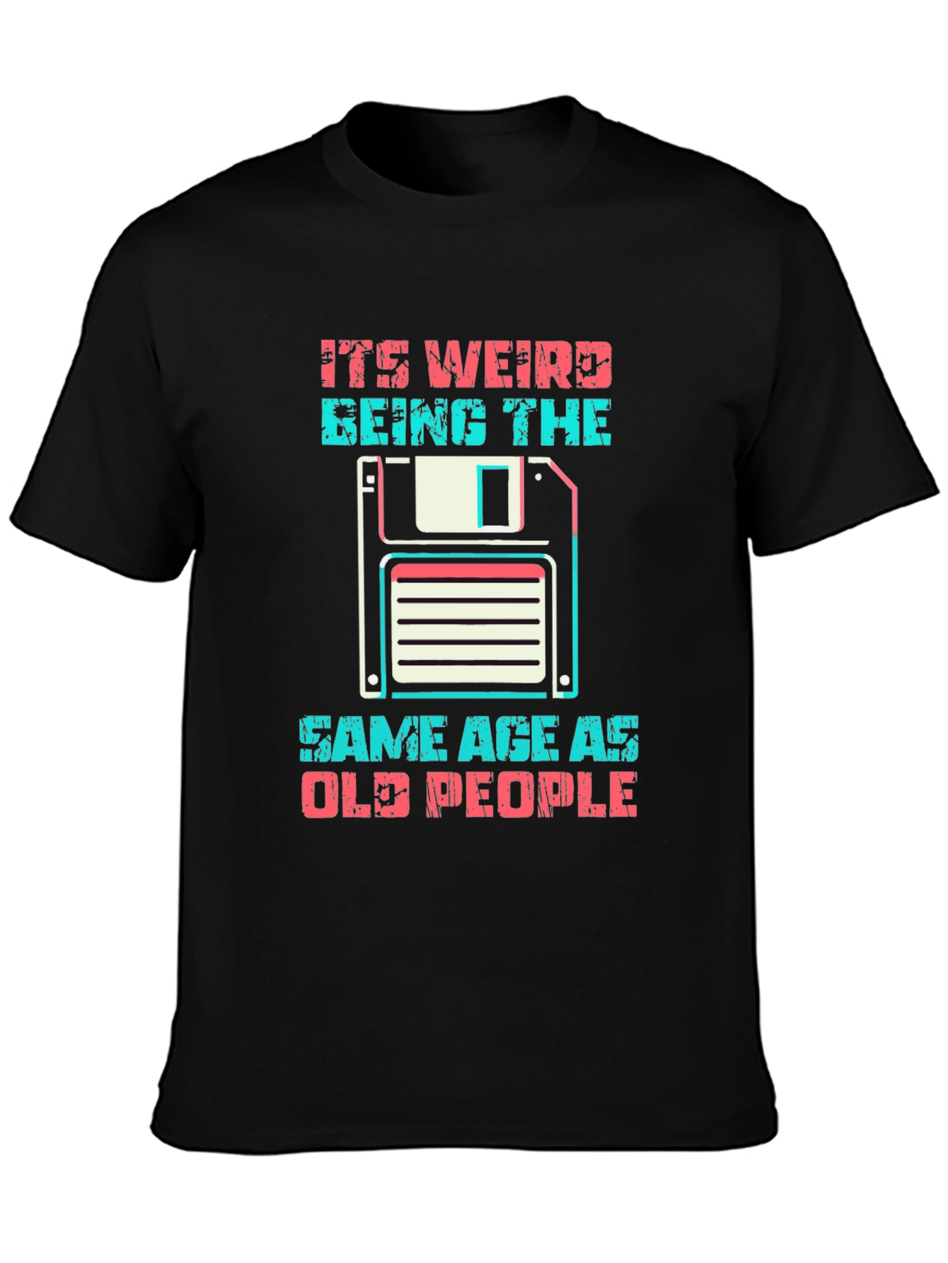 Retro Old People Graphic T-Shirt