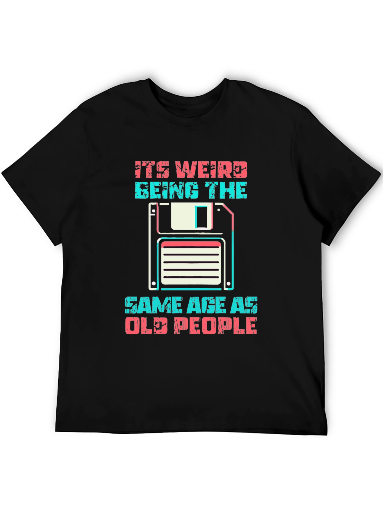 Retro Old People Graphic T-Shirt