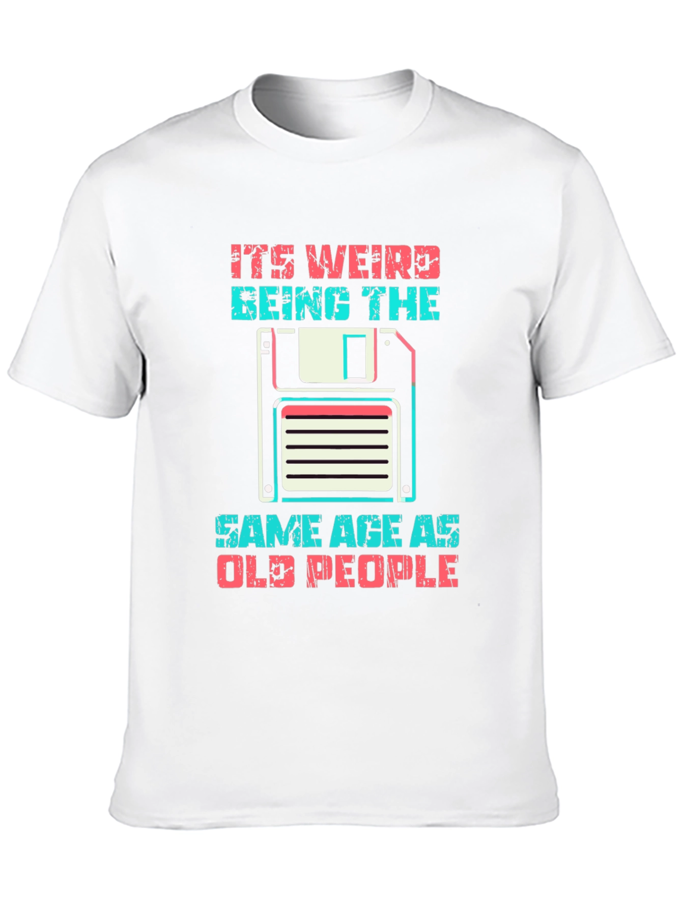 Retro Old People Graphic T-Shirt