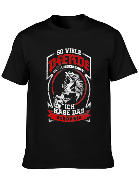 Horse Lover T-Shirt: So Viele Pferde