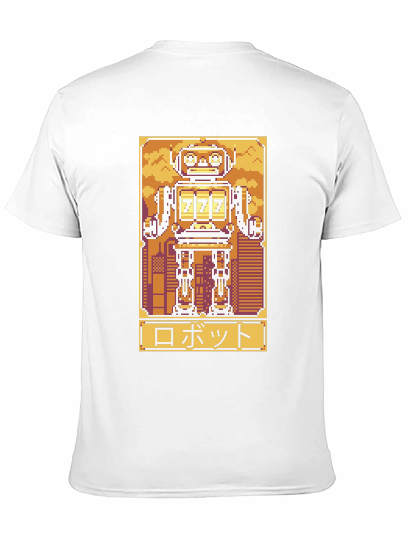 Retro Robot Pixel Art Graphic Tee
