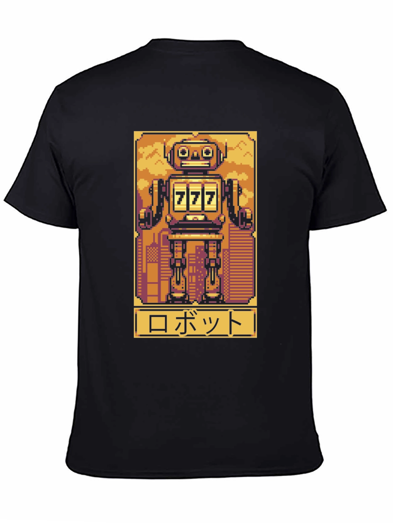 Retro Robot Pixel Art Graphic Tee
