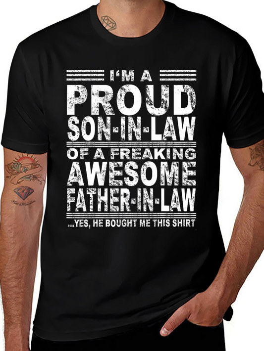 Proud Son-in-Law Graphic T-Shirt
