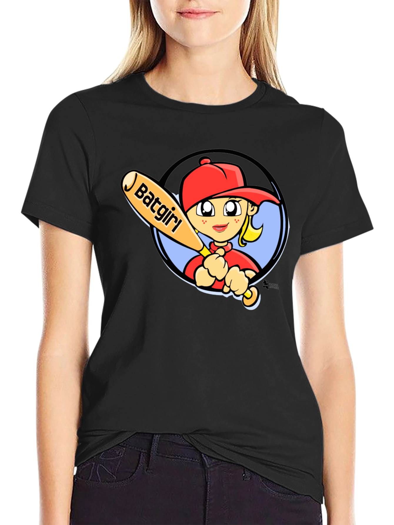 Batgirl Baseball T-Shirt