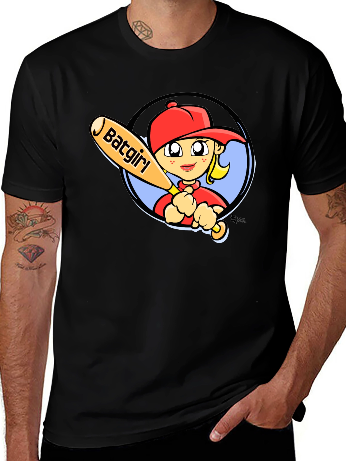 Batgirl Baseball T-Shirt