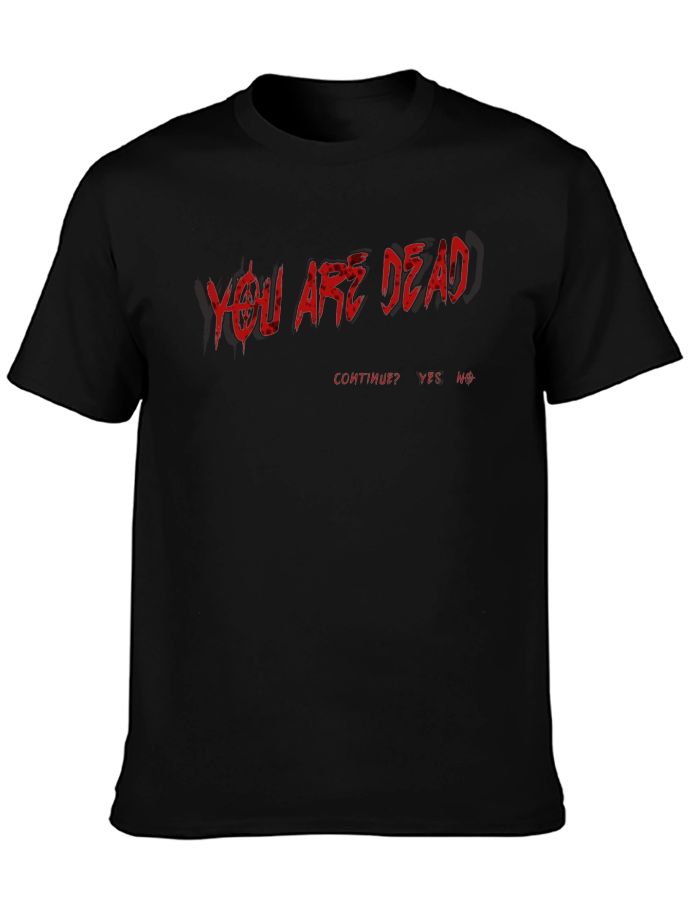 You Are Dead Gaming T-Shirt - Black