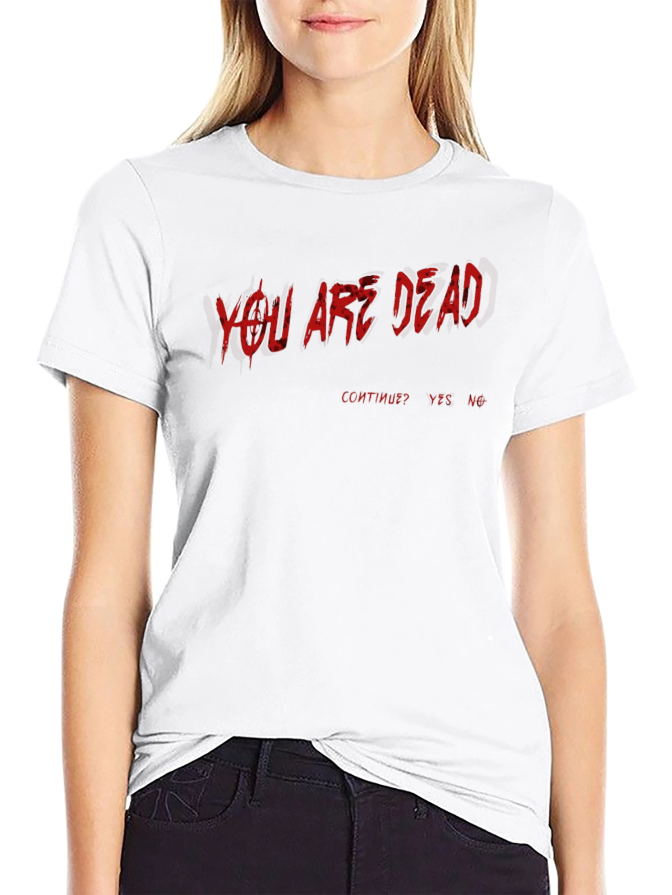 You Are Dead Gaming T-Shirt - Black