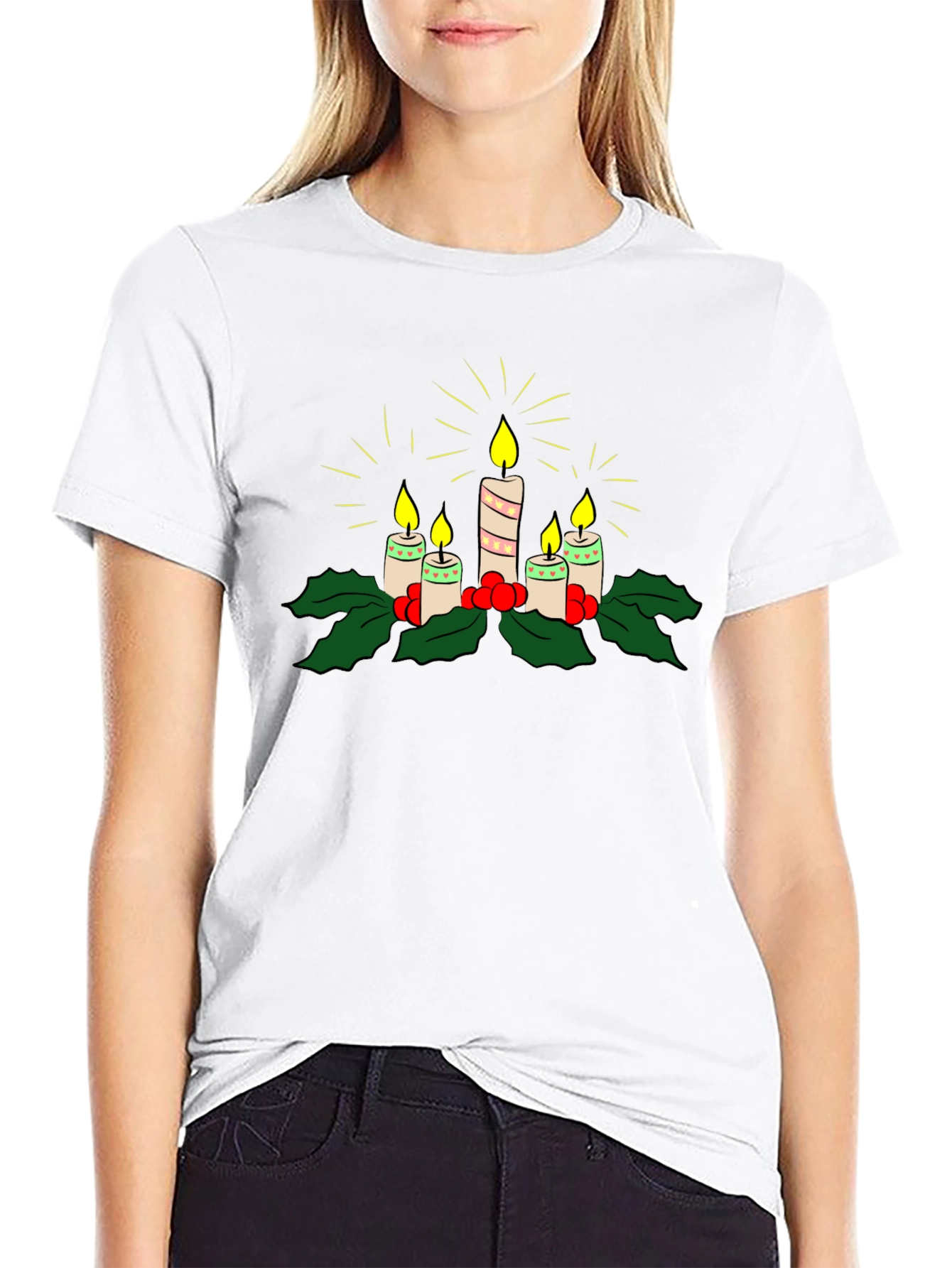 Festive Candle T-Shirt