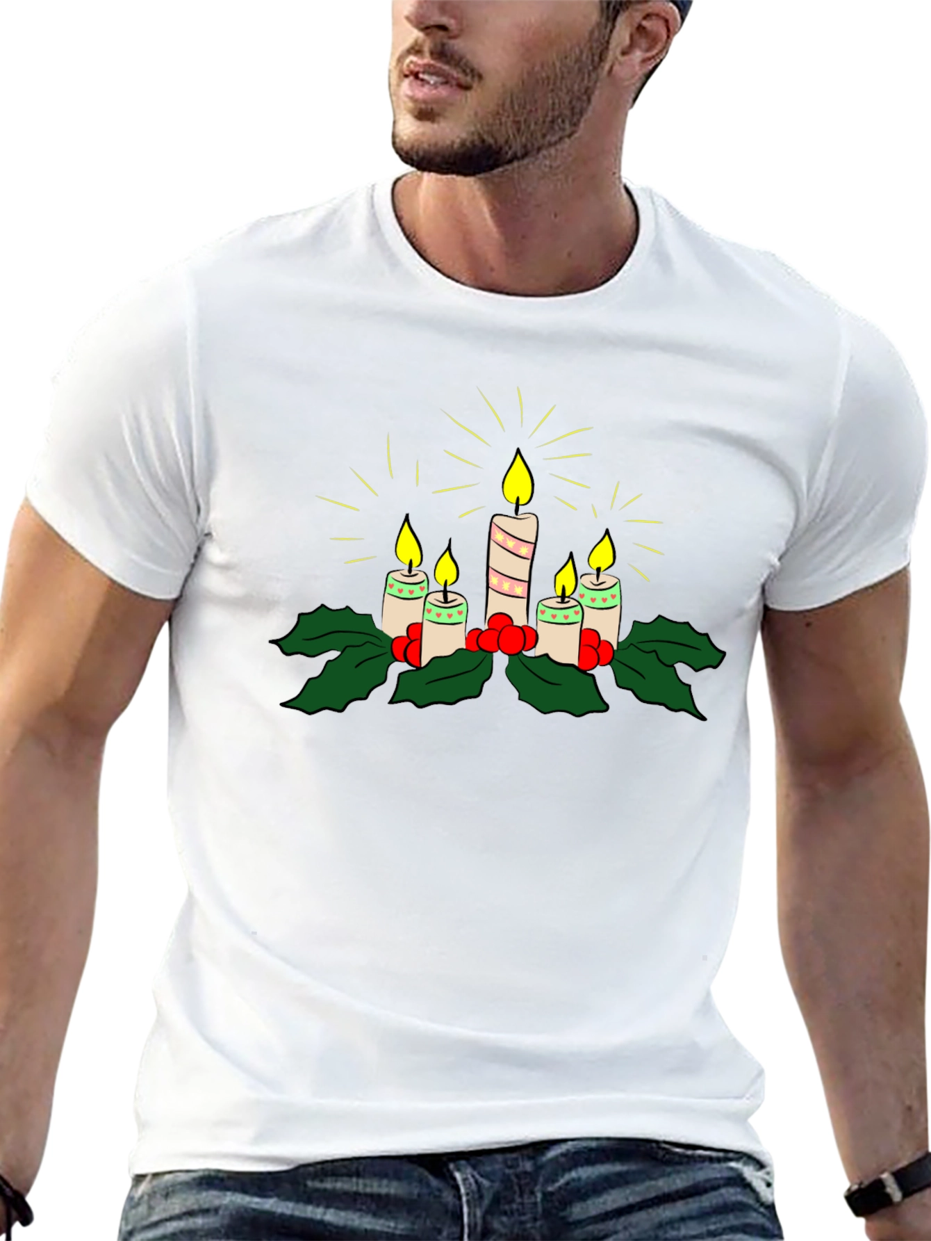 Festive Candle T-Shirt