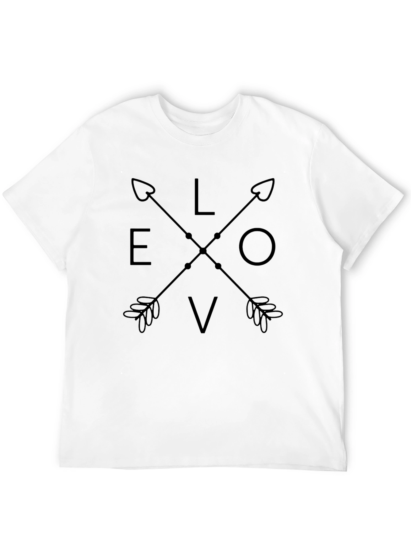Love Arrow Graphic Tee - Trendy Casual Top