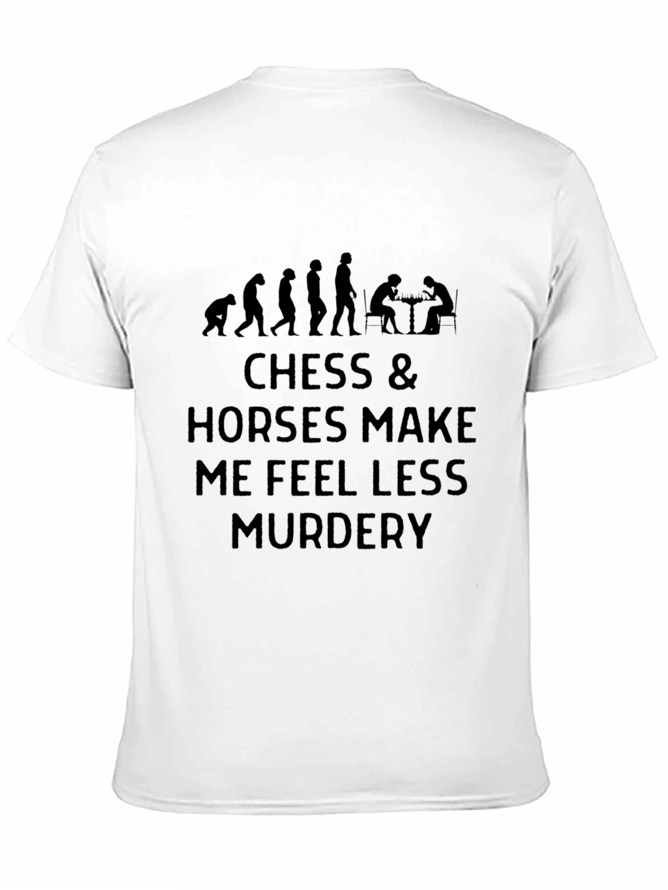 Chess & Horses T-Shirt Funny Graphic Tee