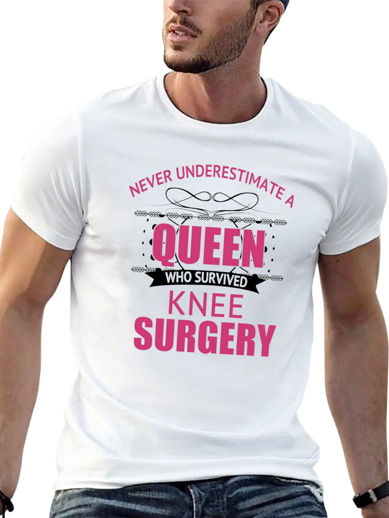 Queen Knee Surgery Survivor T-Shirt