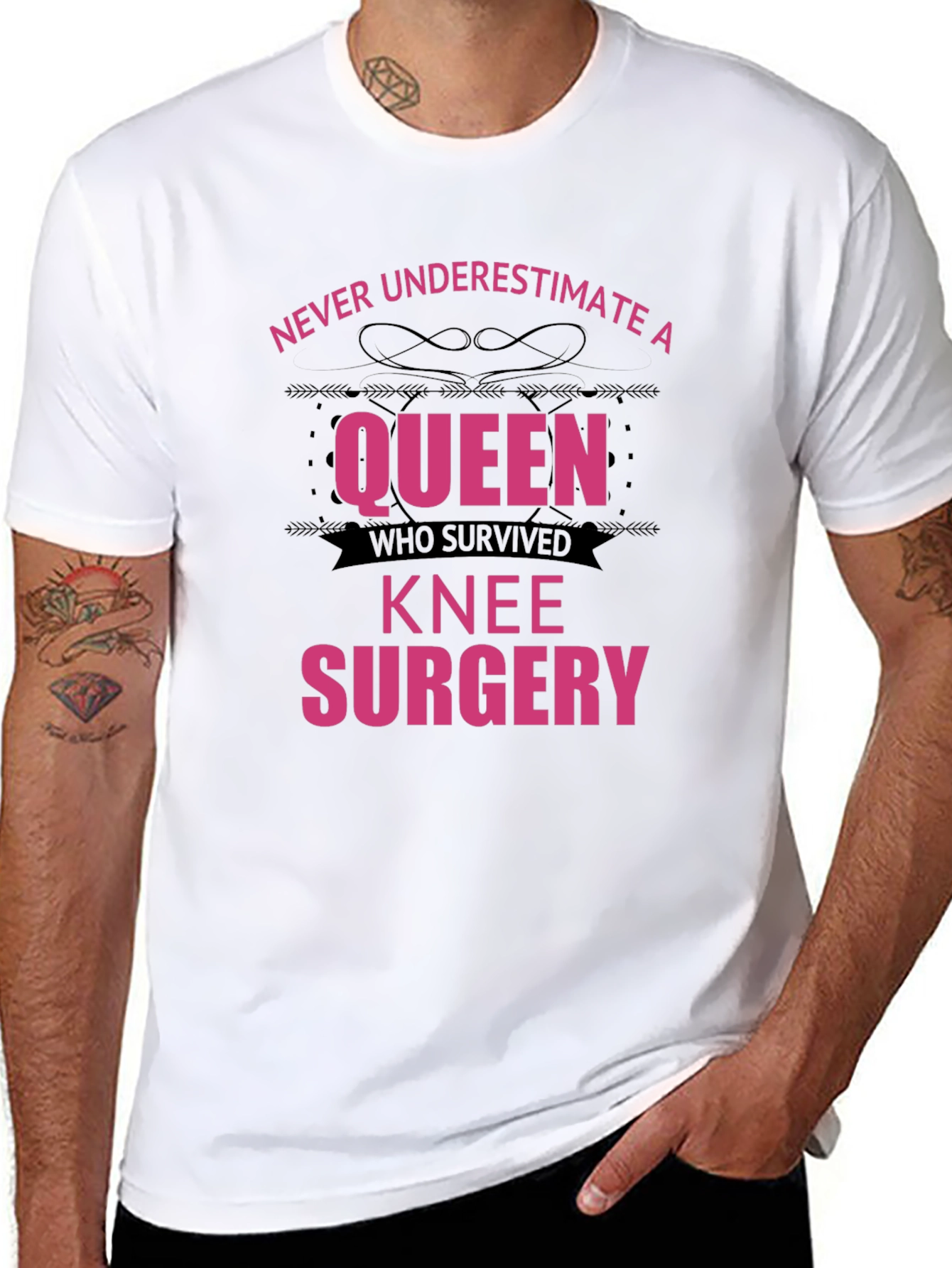 Queen Knee Surgery Survivor T-Shirt