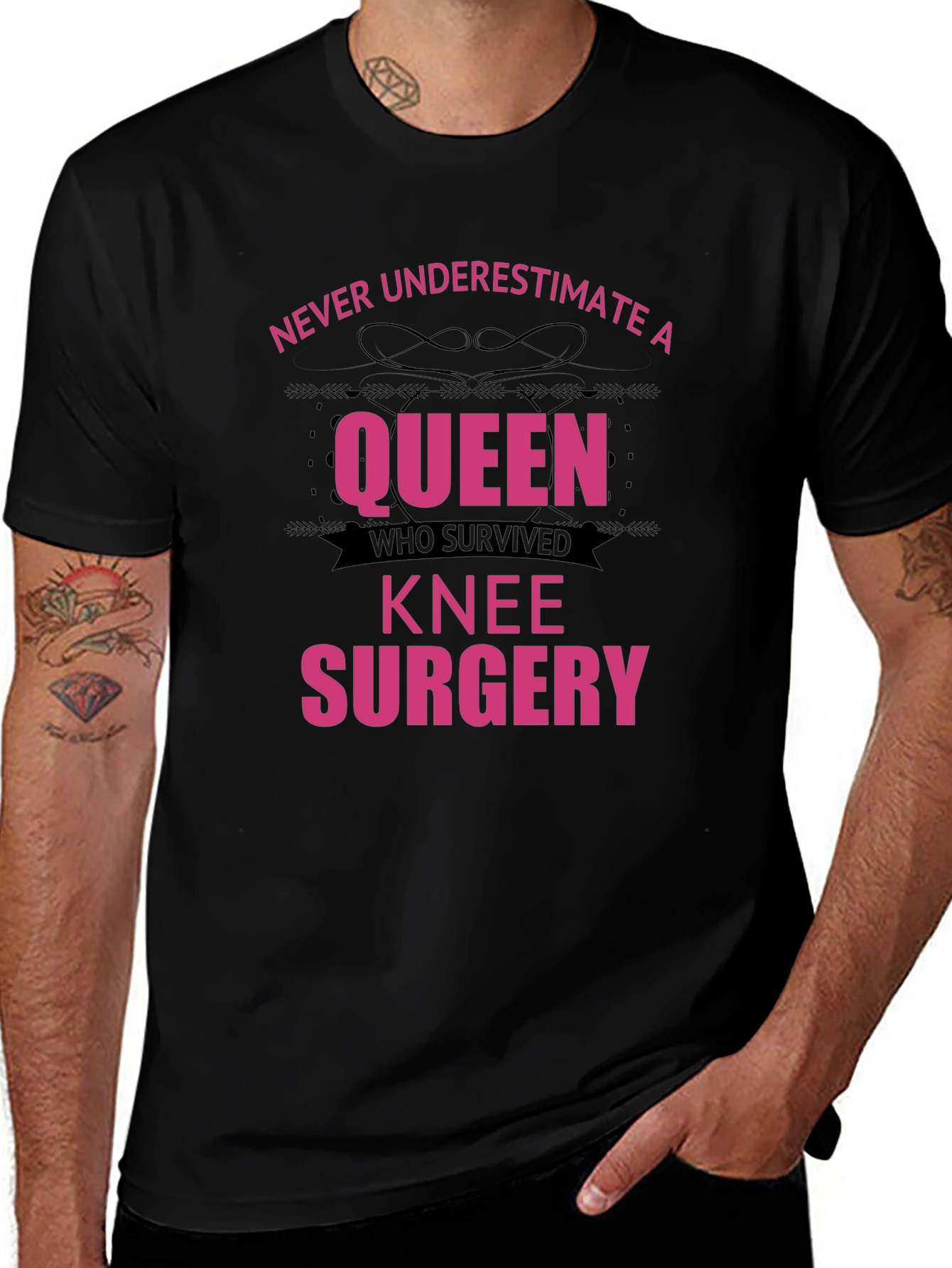 Queen Knee Surgery Survivor T-Shirt