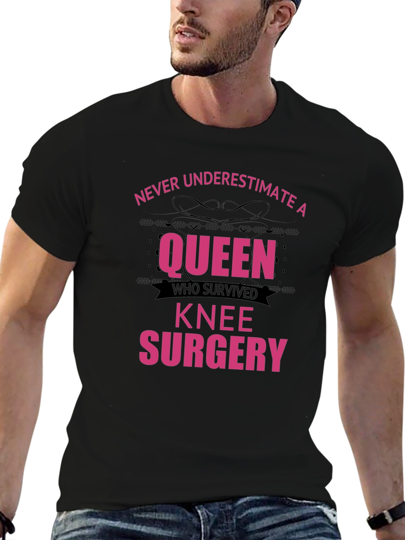 Queen Knee Surgery Survivor T-Shirt