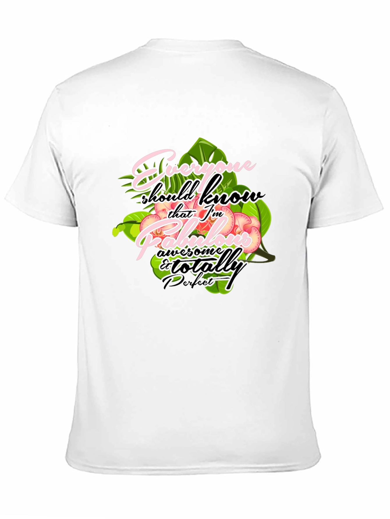 Fabulous Graphic Print Crewneck T-Shirt