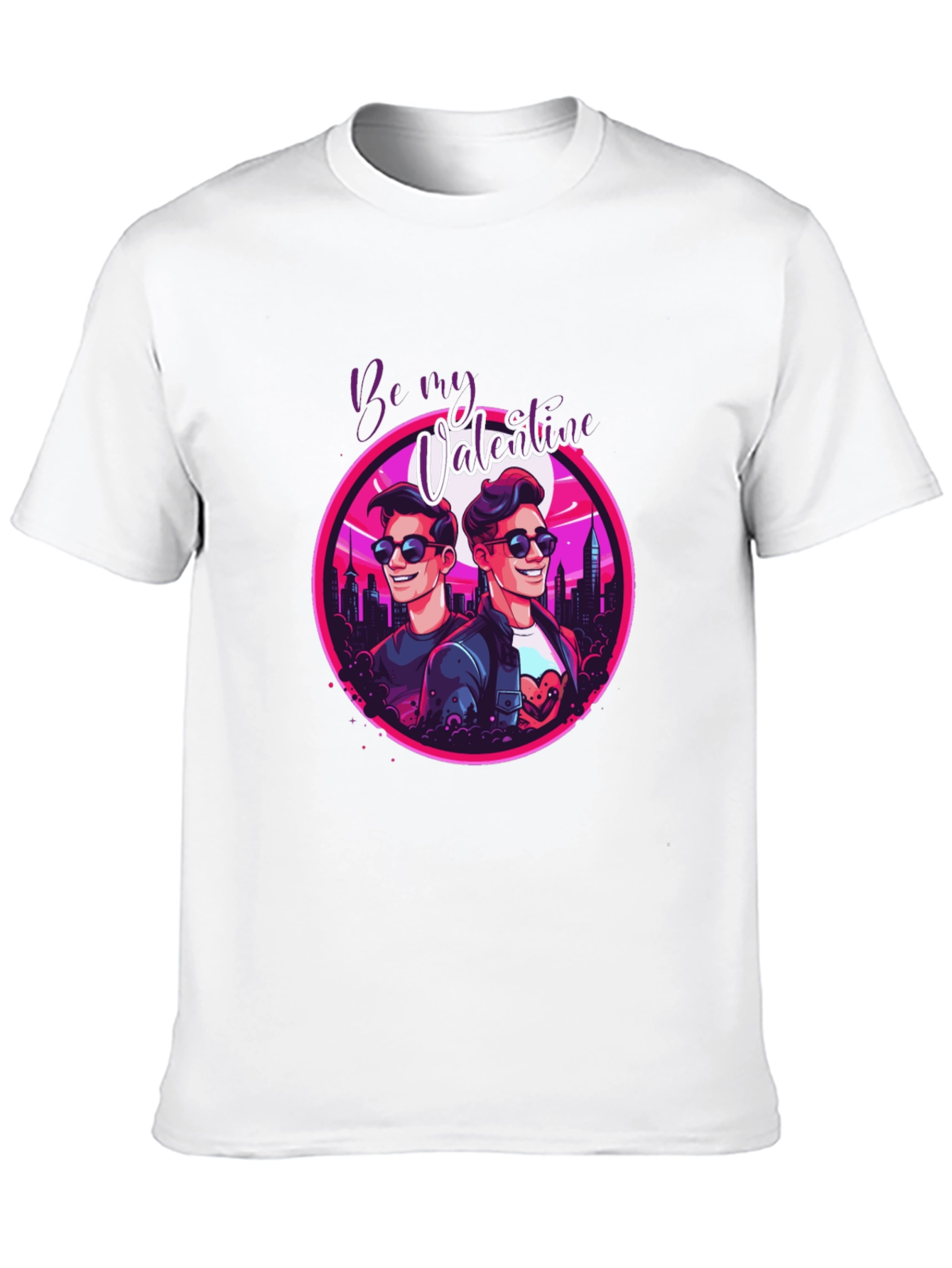 Be My Valentine Retro Style T-Shirt