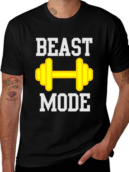 Beast Mode Black Graphic T-Shirt | Gym & Fitness