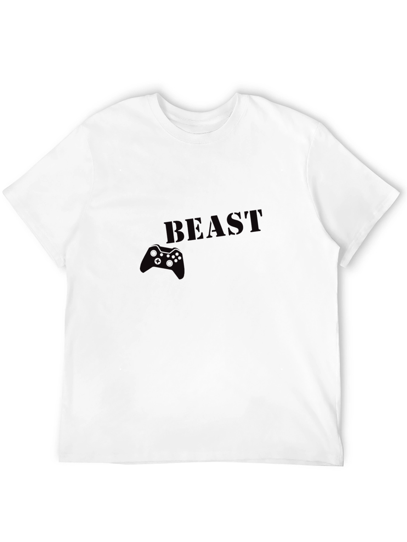 Gamer Beast Black T-Shirt - Controller Graphic Tee