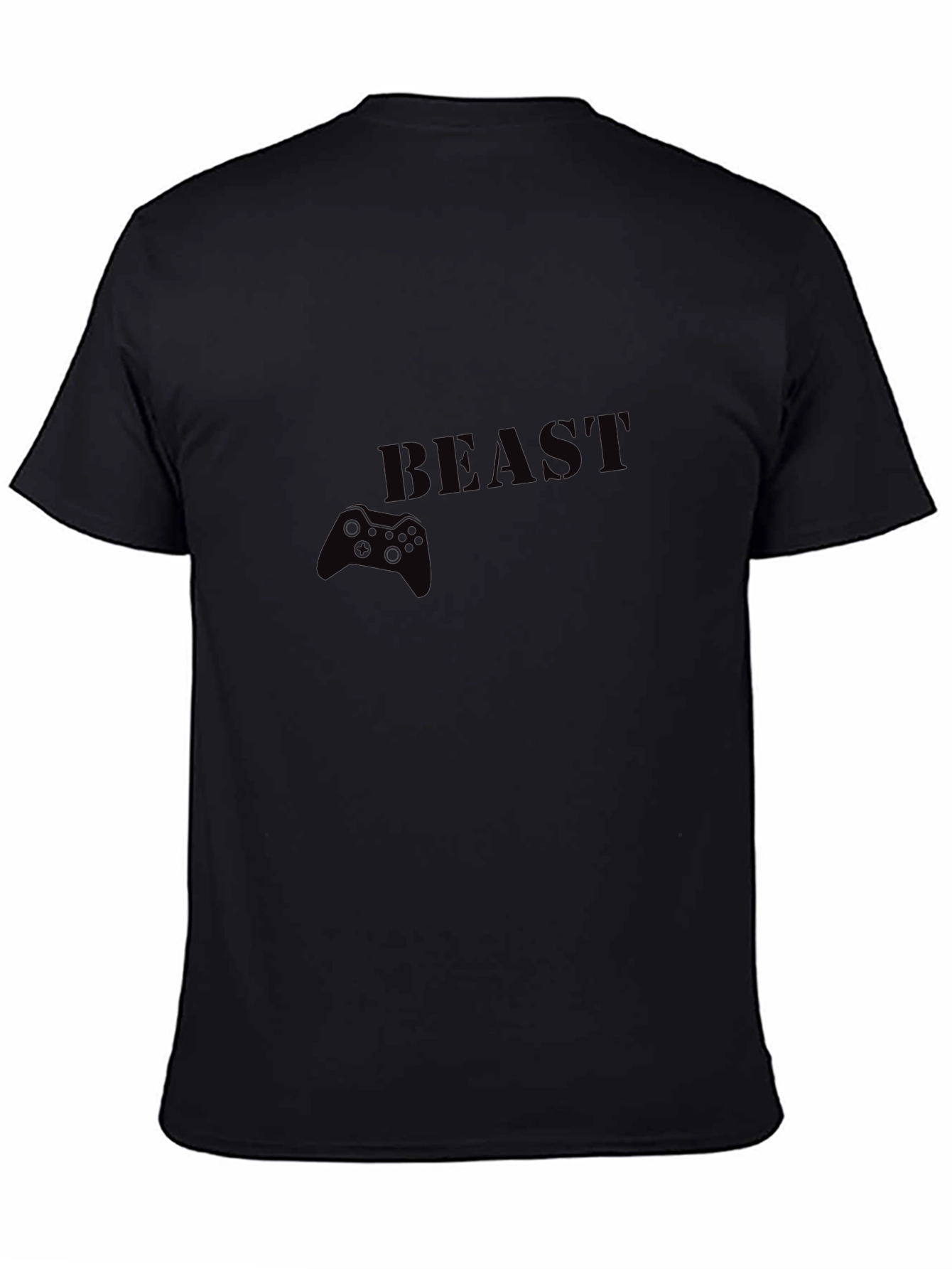 Gamer Beast Black T-Shirt - Controller Graphic Tee