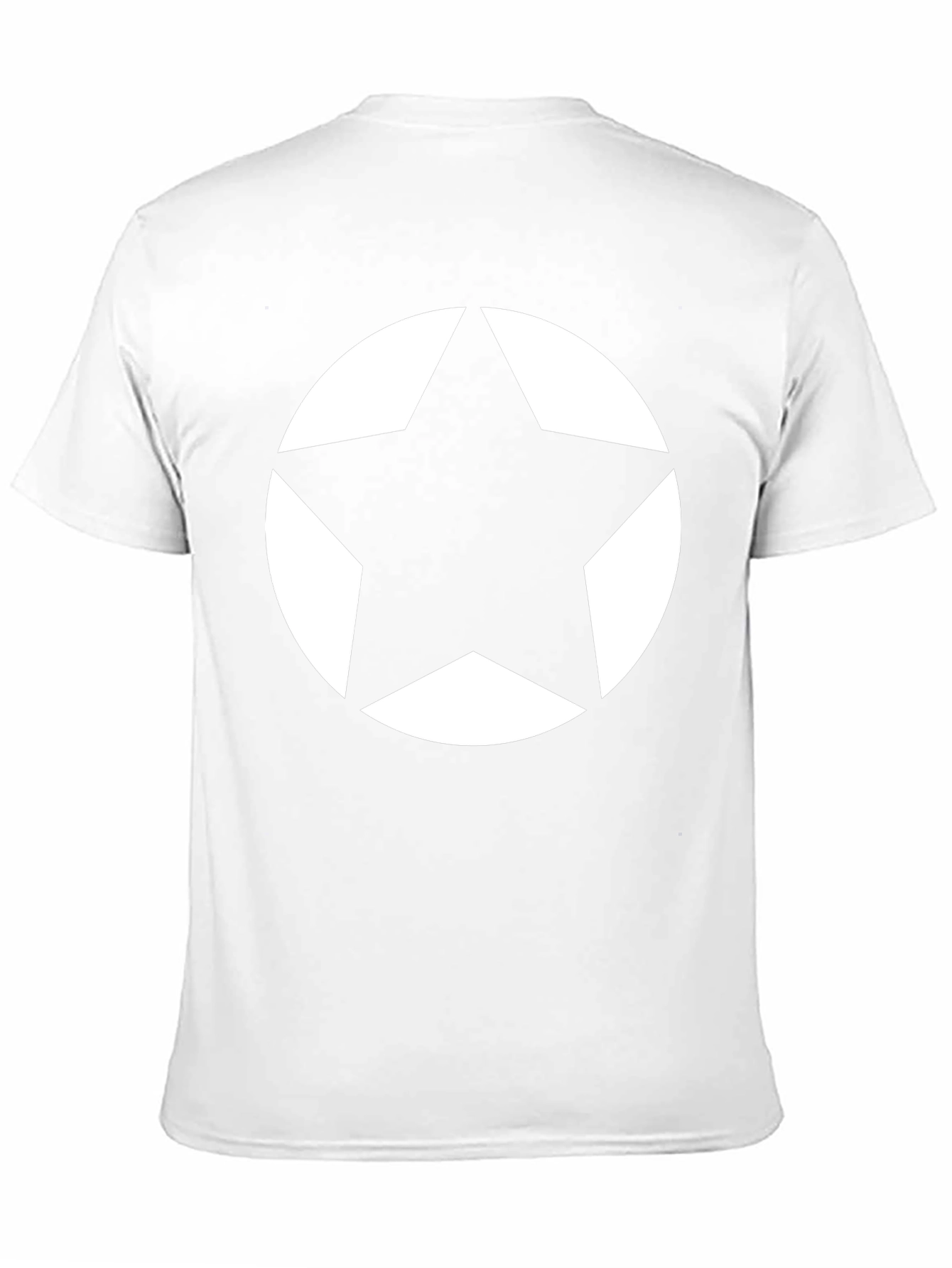 Bold Star Graphic Tee - Black