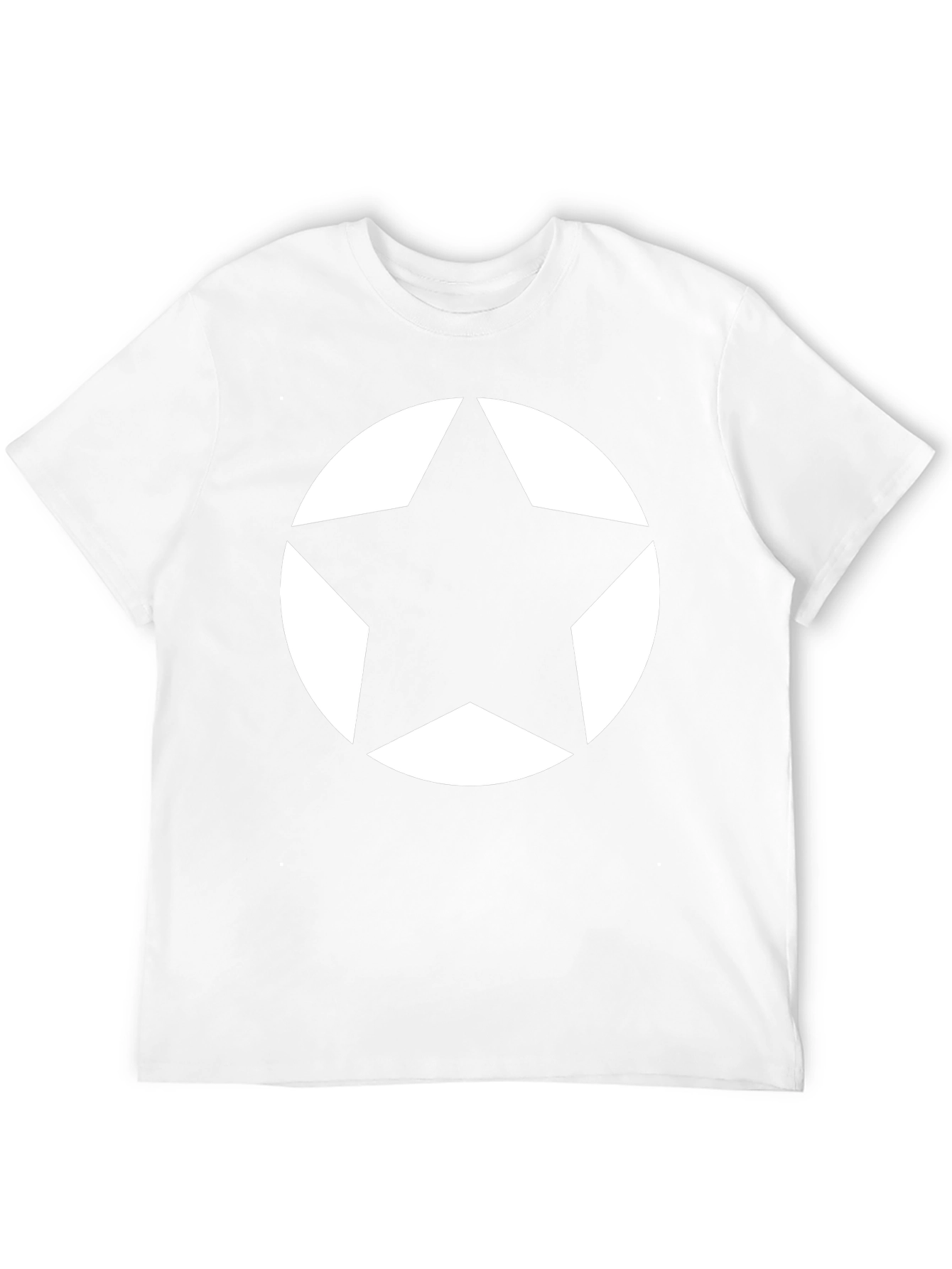 Bold Star Graphic Tee - Black